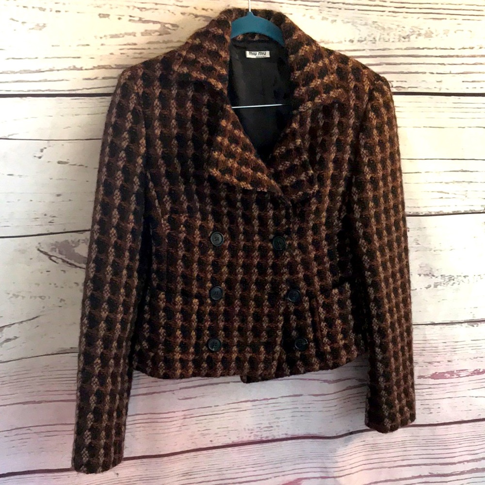 Miu Miu 100% virgin wool blazer